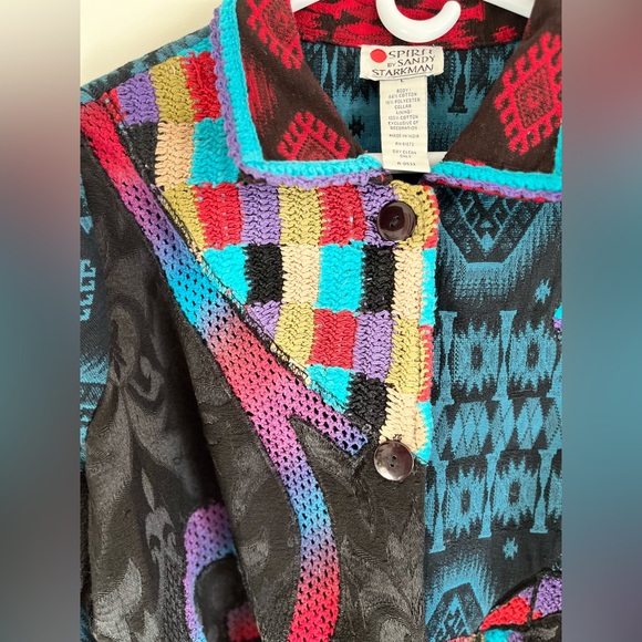 Vintage Sandy Starkman patchwork duster - Picture 5 of 6